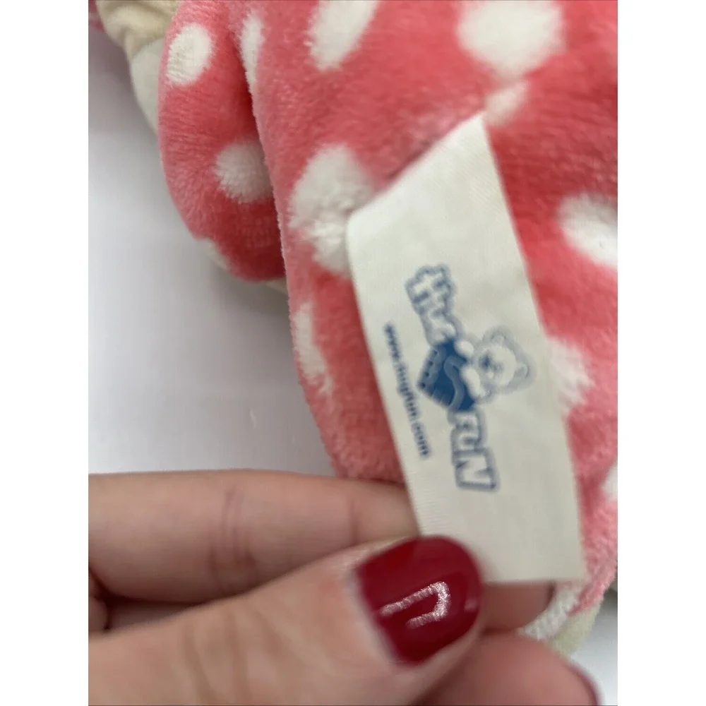Hug Fun Interactive Praying Sleeping Bear w/Blanket Girl Pink‎ 13